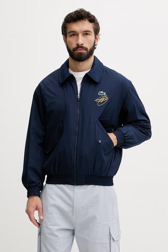 Lacoste Μπουφάν Ανδρικό σκούρο μπλε BH5327