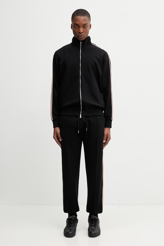 Paul Smith TAPED SEAM bluza rozpinana z lyocellem męska M1R.877Z.V02745 czarny