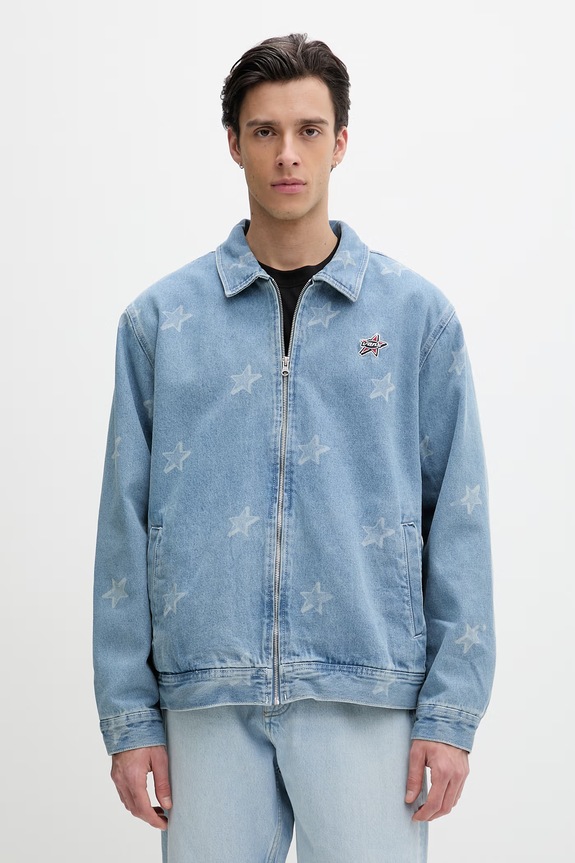 Vans bunda pánská džínová modrá VN000T6QCDX1