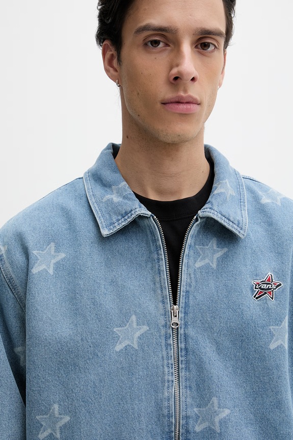 Vans bunda pánská džínová modrá VN000T6QCDX1