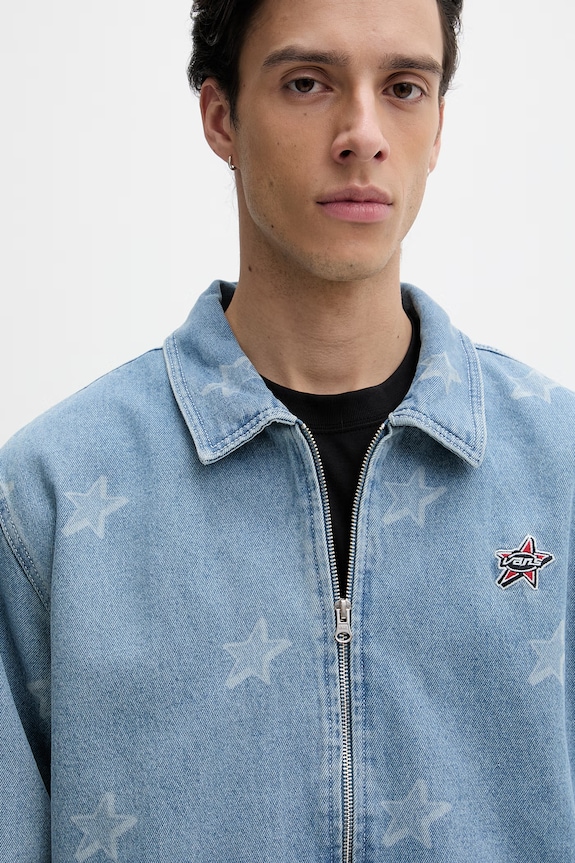 Vans bunda pánská džínová modrá VN000T6QCDX1