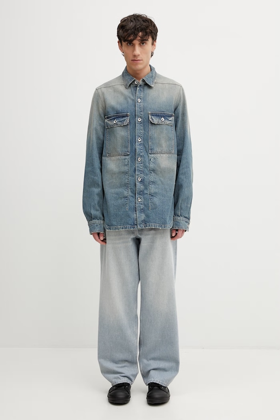 Rick Owens DRKSHDW pánská džínová bunda DU01F4755.DWB
