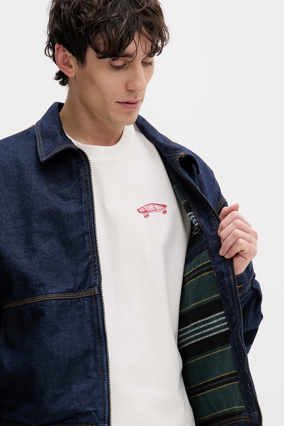 Vans Giacca jeans da uomo in jeans Premium LX Denim Station VN000T6EDIN1