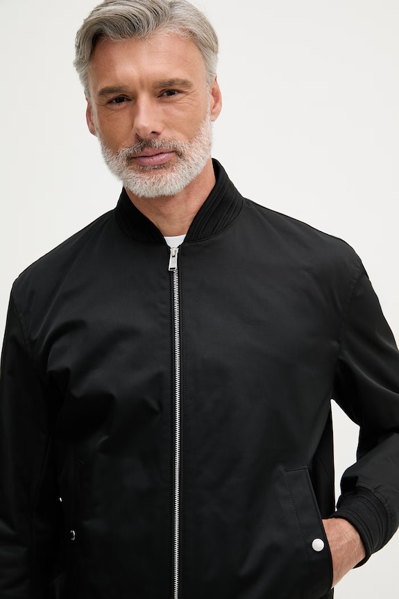 BOSS bunda bomber pánska Comber čierna 50558517