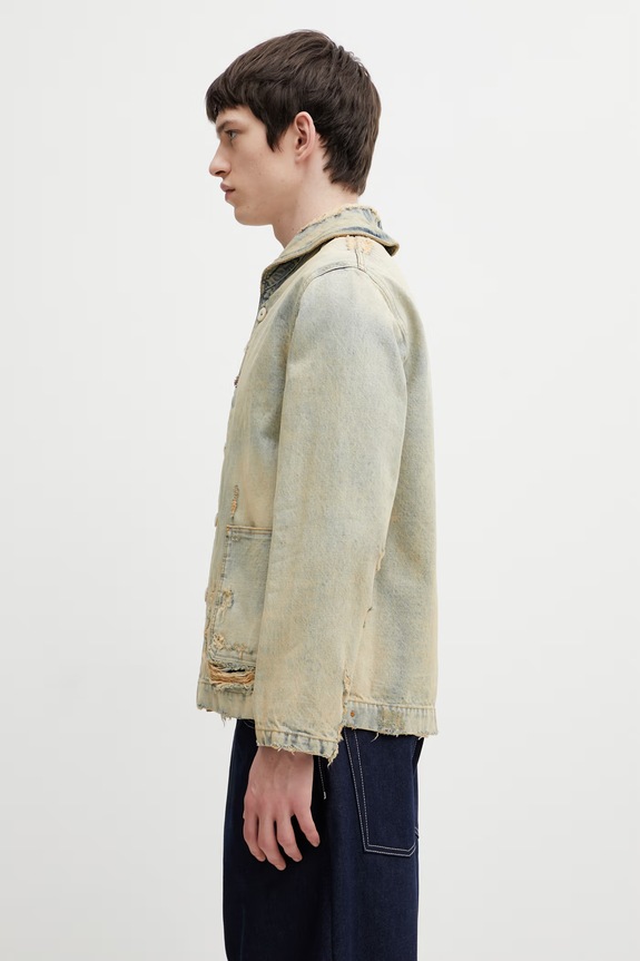 Kenzo WorkwearJacket куртка из денима для мужчин FG55DV1146Q8 бежевый SS26