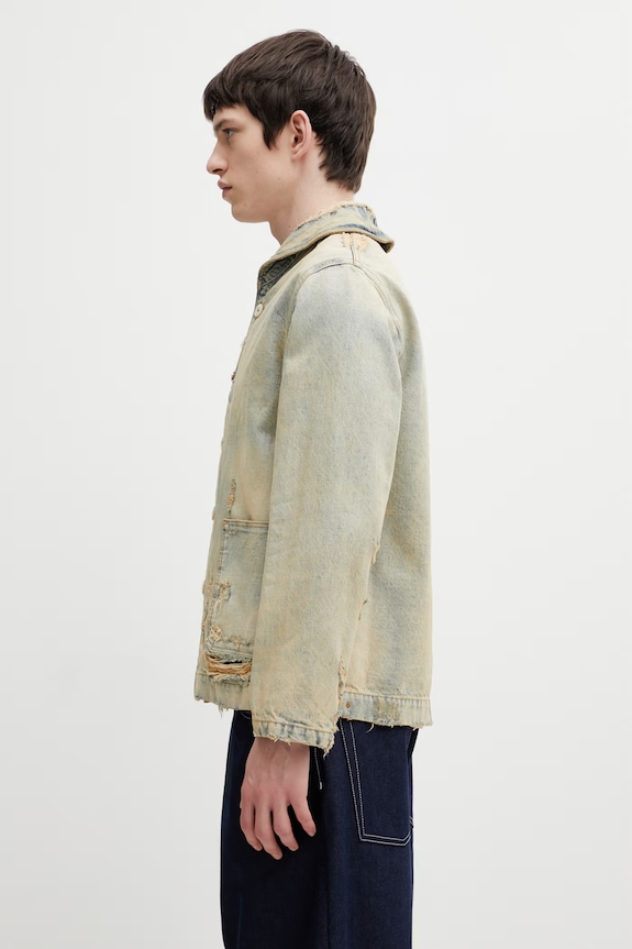 Kenzo WorkwearJacket куртка из денима для мужчин FG55DV1146Q8 бежевый SS26