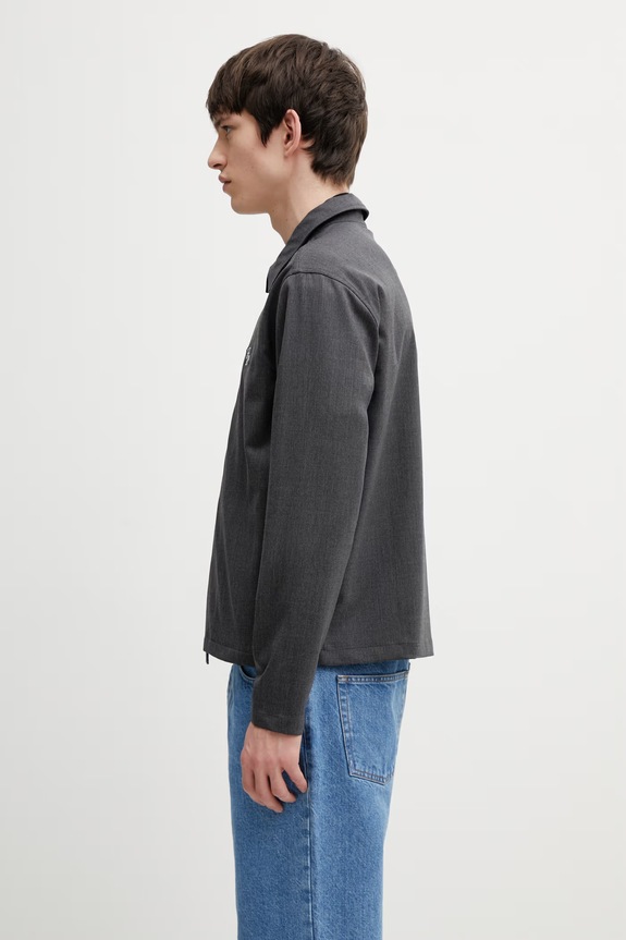 Filling Pieces Twill Wool Men's transitional jacket with wool blend 422560500247.170 gray SS26
