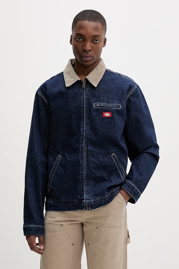 Dickies jachetă pentru bărbați, din denim bleumarin DK0A88EG0DD1