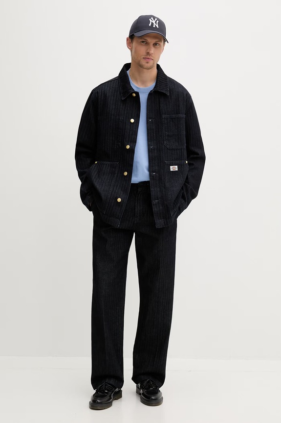 Dickies giacca jeans da uomo in jeans DK0A89FERIN1 blu navy SS26