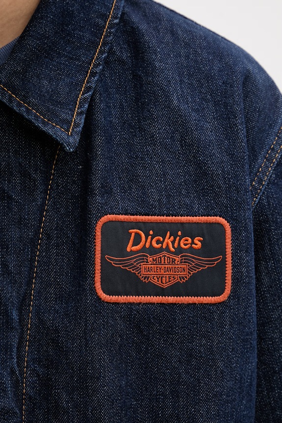 Dickies prechodná bunda pánska rifľová DK0A881RRNB1 tmavomodrá
