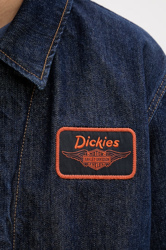 Dickies prechodná bunda pánska rifľová DK0A881RRNB1 tmavomodrá