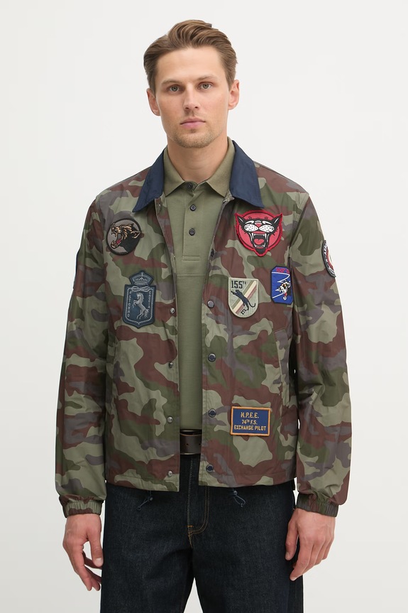 Куртка Aeronautica Militare с подкладкой зелёный AB3048UCT04286
