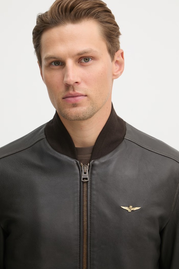 Кожаная куртка Aeronautica Militare коричневый PN5062U100535