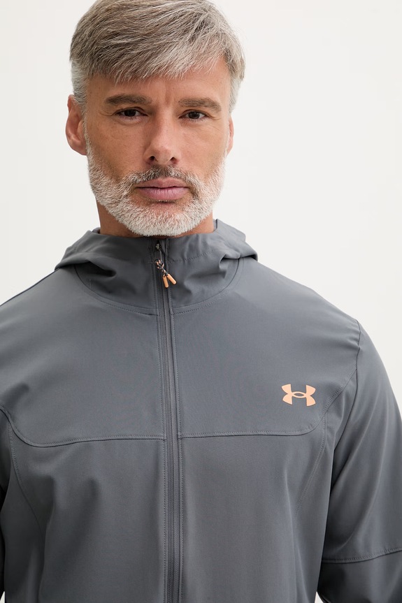 Under Armour αθλητικό μπουφάν Ανδρικό UA Tech Utility γκρί 6004967