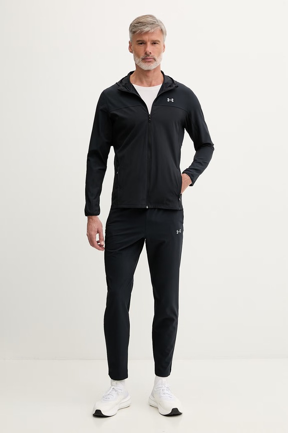 Under Armour αθλητικό μπουφάν ανδρικό Velociti 6005897 μαύρο SS26