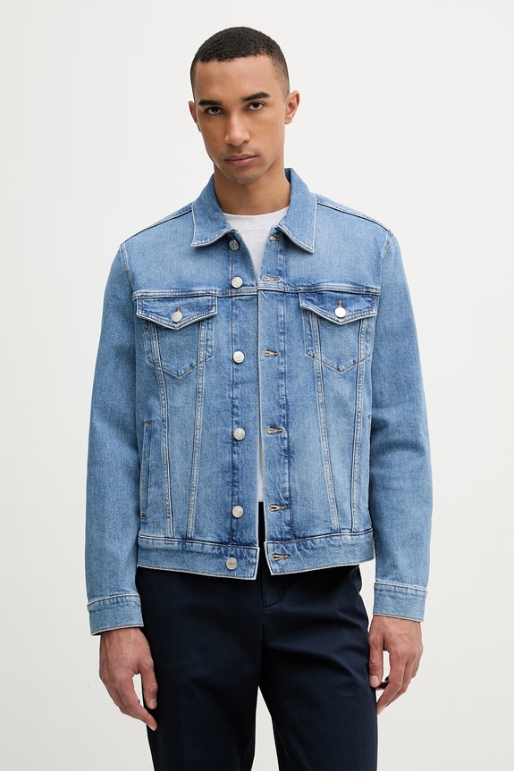 Joop! giacca jeans da uomo in jeans blu 30102790