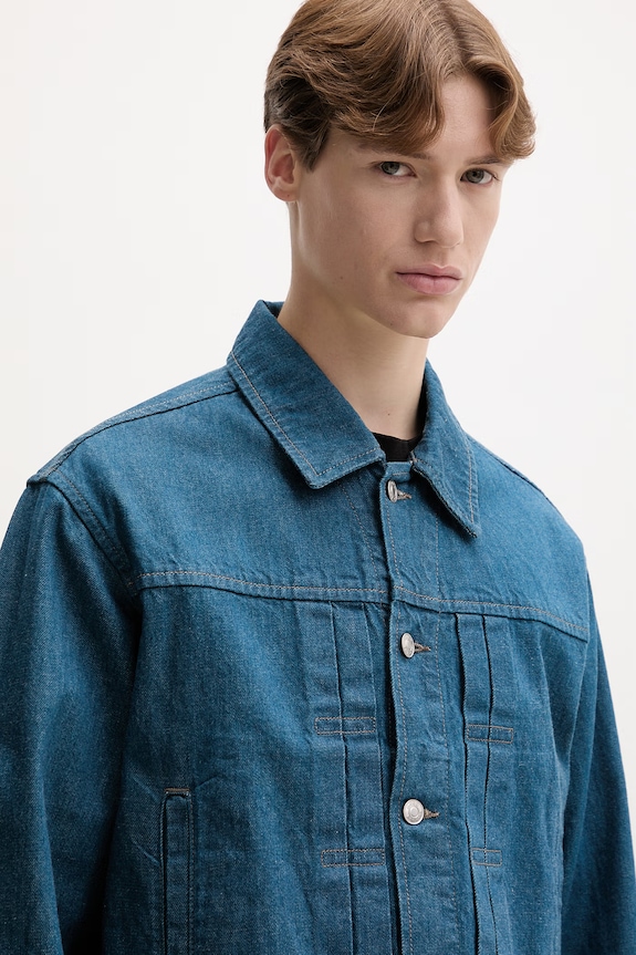 HUGO přechodová bunda dámská džínová HUGO 096/4 modrá 50556162