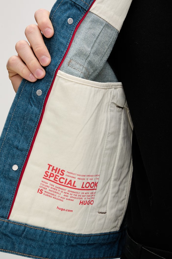 HUGO přechodová bunda dámská džínová HUGO 096/4 50556162