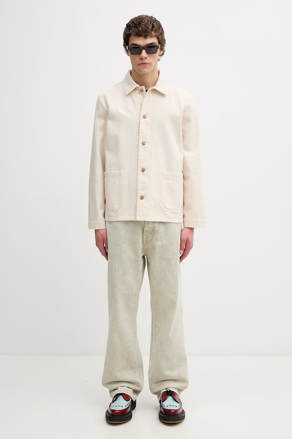 A.P.C. Veste Kerlouan Brodee kurtka przejściowa bawełniana męska COHGI.H03205