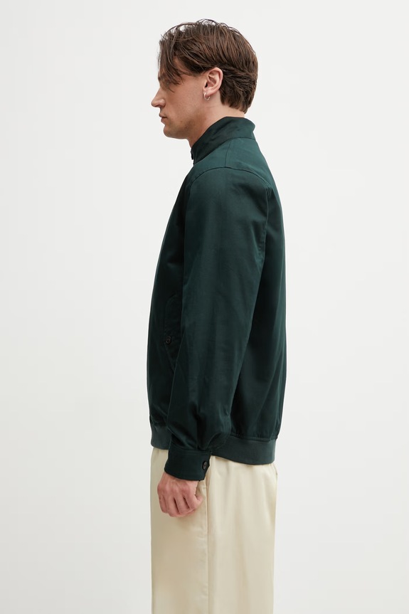 Fred Perry демисезонная куртка с хлопком для мужчин J2317 зелёный SS26