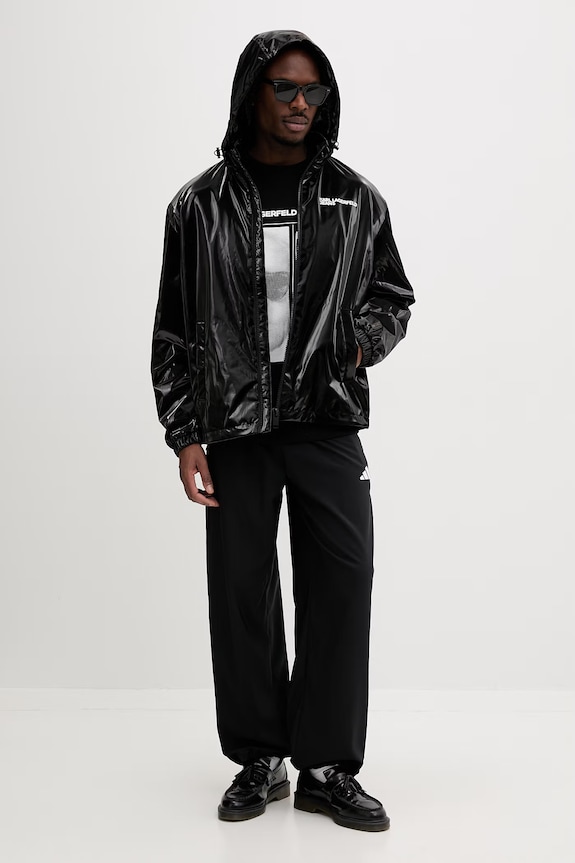 Karl Lagerfeld Jeans pánska krátka bunda B2M15022 čierna SS26
