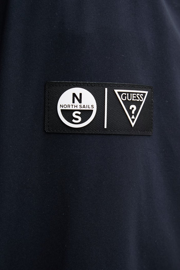 Guess kurtka męska x North Sails M6GL36.W2166 granatowy