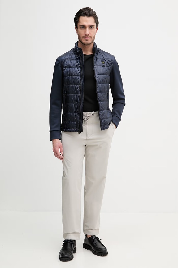 Blauer kurtka HEBRON BLUC02207 granatowy SS26