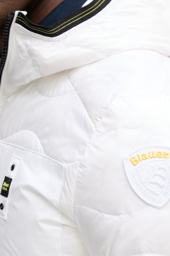 Blauer kurtka puchowa WAVE BLUC03177 biały