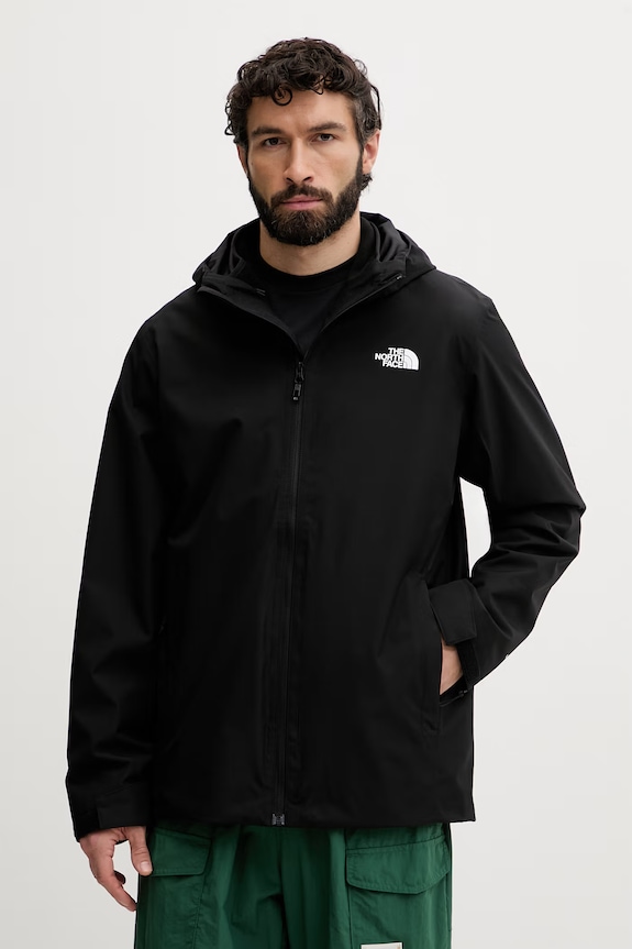 The North Face μπουφάν 3 σε 1 ανδρικό QUEST TRICLIMATE μαύρο NF0A8G0SJK31