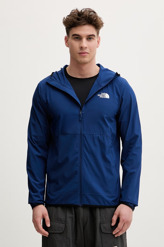 The North Face μπουφάν πεζοπορίας Ανδρικά Woven σκούρο μπλε NF0A8CS7D1R1