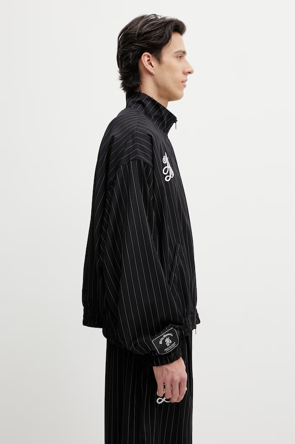 adidas Originals x Willy Chavarria куртка oversize з додаванням мериносової вовни чоловіча чорний KR8696