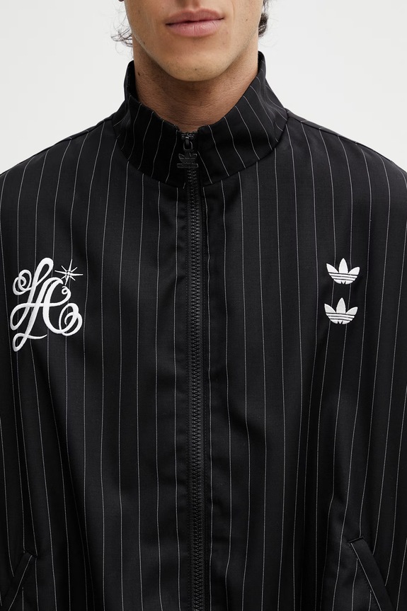 adidas Originals x Willy Chavarria уголемено яке мъжко с добавена мериносова вълна KR8696 черен