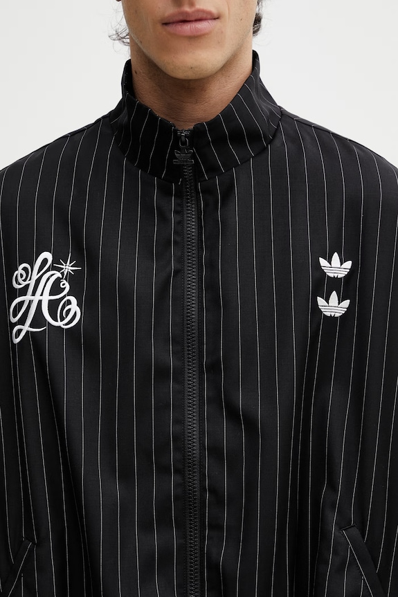 adidas Originals x Willy Chavarria куртка oversize з додаванням мериносової вовни чоловіча KR8696 чорний