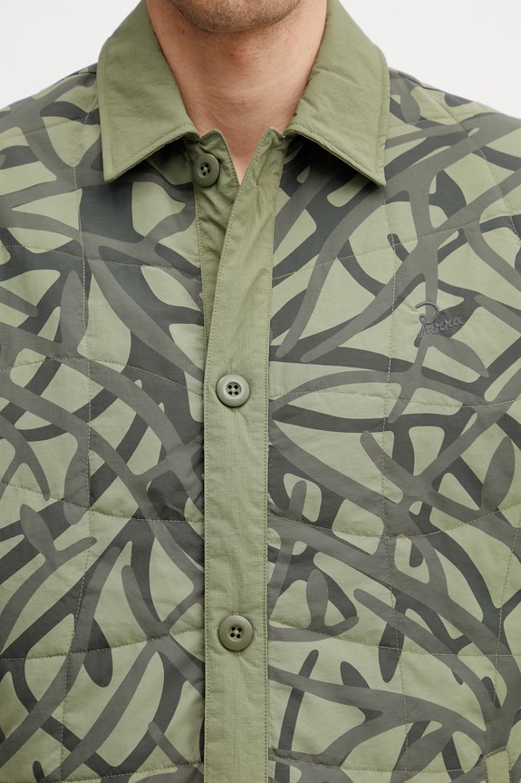 by Parra A Forest short jacket men's green 55200.Green