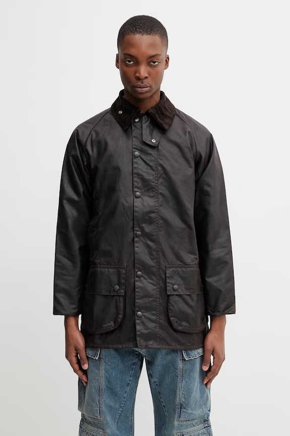 Barbour MWX0017RU52 kurtka przejściowa bawełniana męska brązowy MWX0017RU52