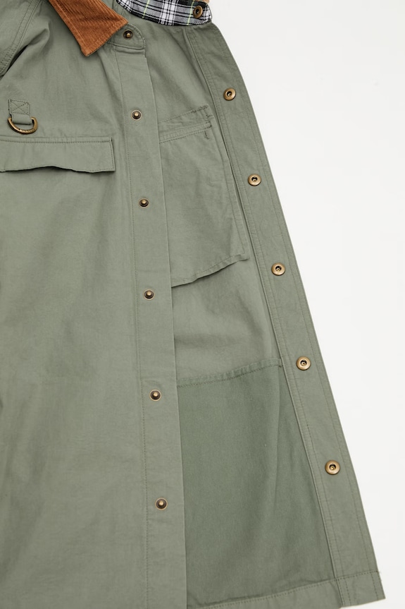 Barbour MOS0460OL52 krótka kurtka bawełniana męska MOS0460OL52 zielony