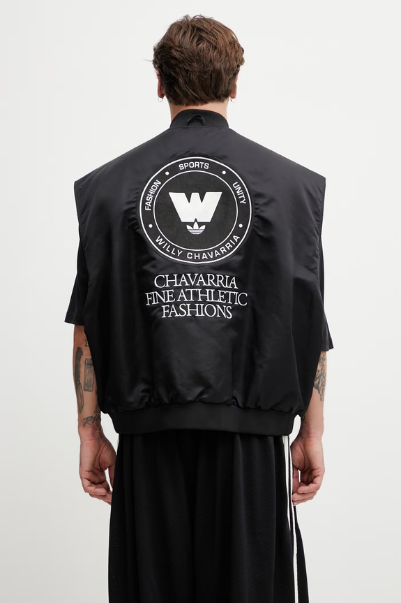 Clothing adidas Originals adidas X Willy Chavaria Men's sleeveless jacket KS6437. black