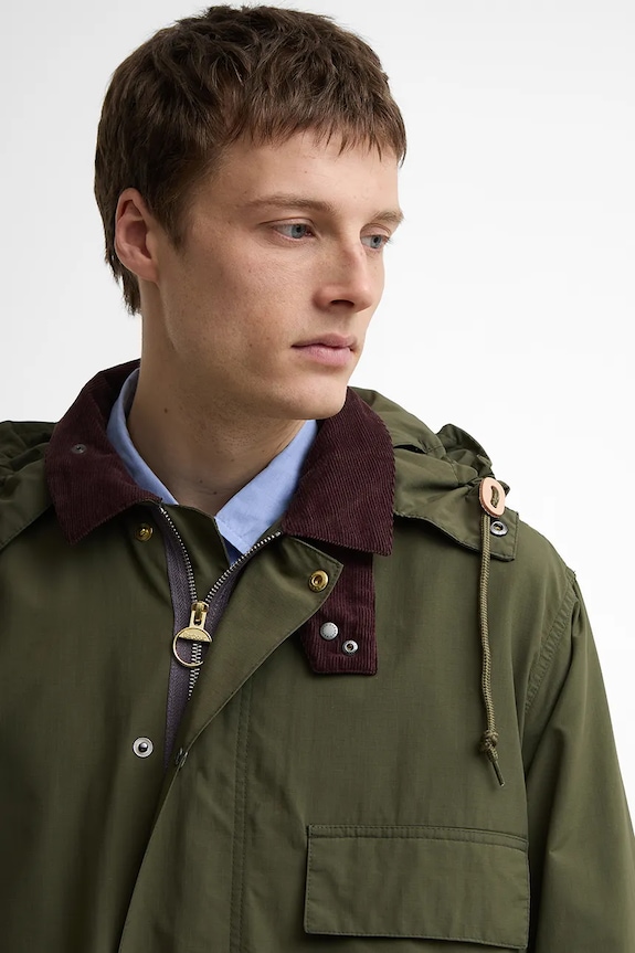 Barbour x Paul Smith Casual парка чоловіча MCA1127OL52 зелений