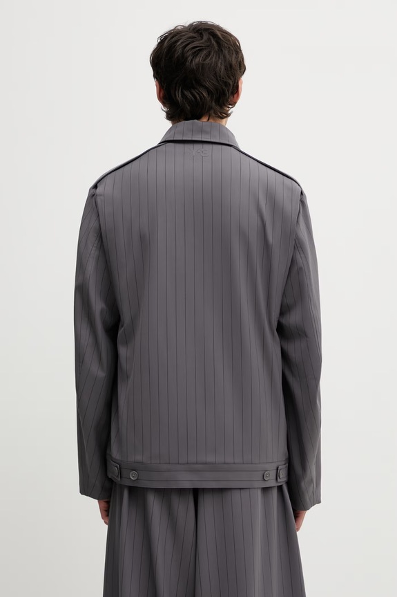 Clothing Y-3 M RW UT BLOUSON Men's jacket with wool KS4973 gray