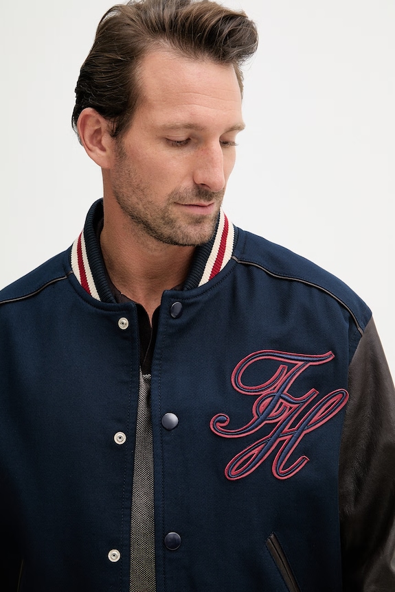 Tommy Hilfiger bomber ανδρικό σκούρο μπλε MW0MW42919
