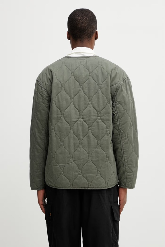 Îmbrăcăminte Carhartt WIP Skyton Liner geacă petrecută din bumbac pentru bărbați I036965.11XX verde