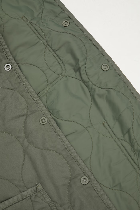 Carhartt WIP Skyton Liner geacă petrecută din bumbac pentru bărbați I036965.11XX verde