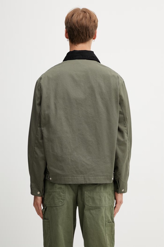 Одежда Carhartt WIP OG Detroit Jacket демисезонная хлопковая куртка для мужчин I036489.3OL02 зелёный