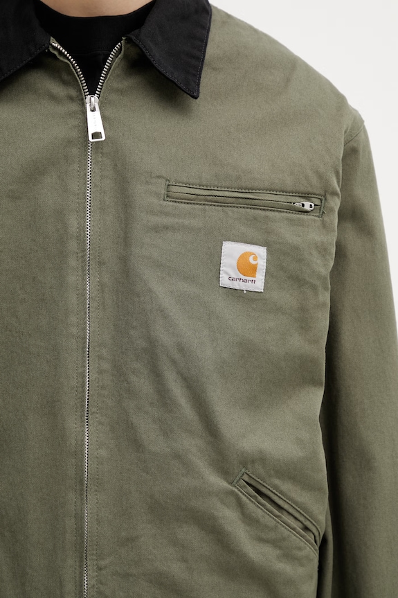 Carhartt WIP OG Detroit Jacket демисезонная хлопковая куртка для мужчин зелёный I036489.3OL02