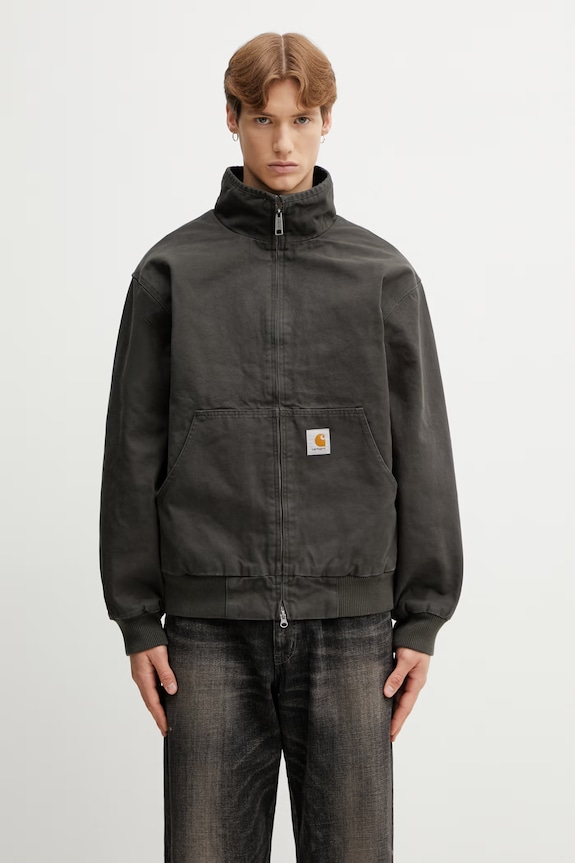 Carhartt WIP Ravon Jacket přechodová bunda bavlněná pánská zelená I036986.3IQ60