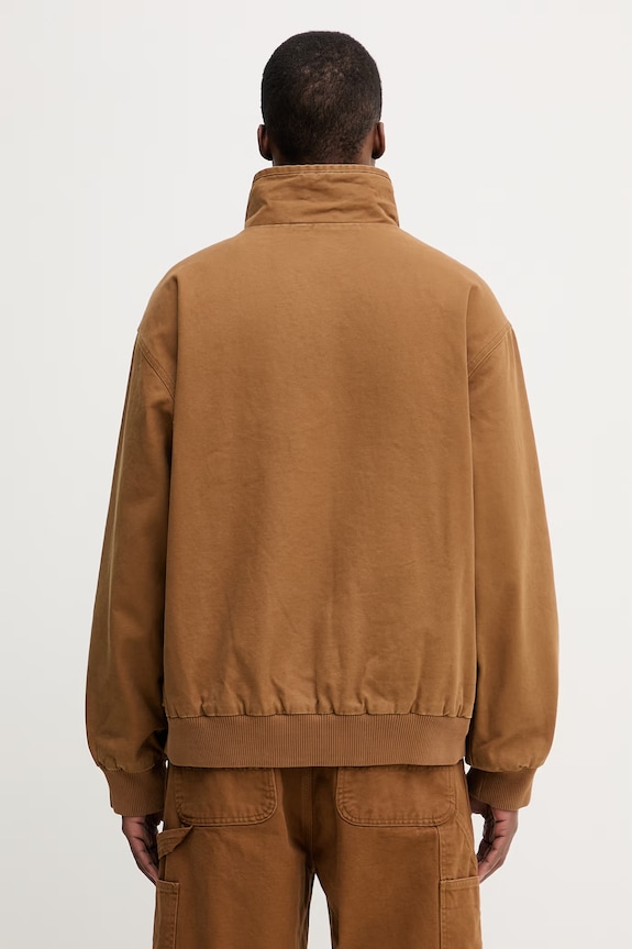 Odzież Carhartt WIP Ravon Jacket krótka kurtka bawełniana męska I036986.HZ60 brązowy