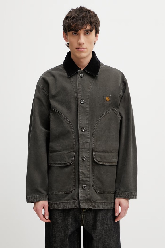 Carhartt WIP Prescott Coat мъжко памучно яке тип риза зелен I036983.3MXGD
