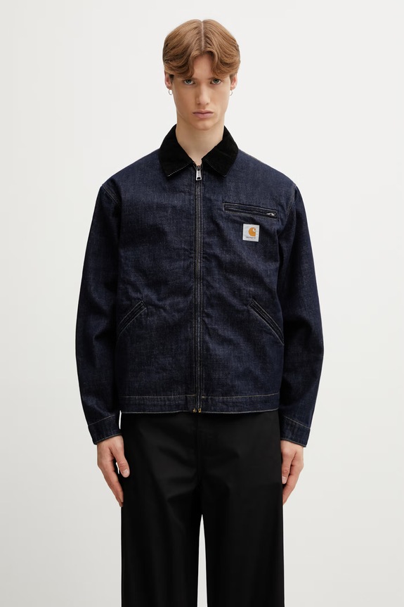 Carhartt WIP OG Detroit Jacket kurtka jeansowa męska niebieski I036593.B8902