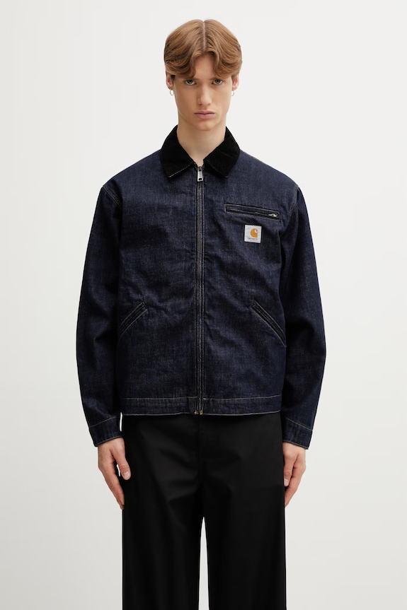 Carhartt WIP OG Detroit Jacket kurtka jeansowa męska niebieski I036593.B8902