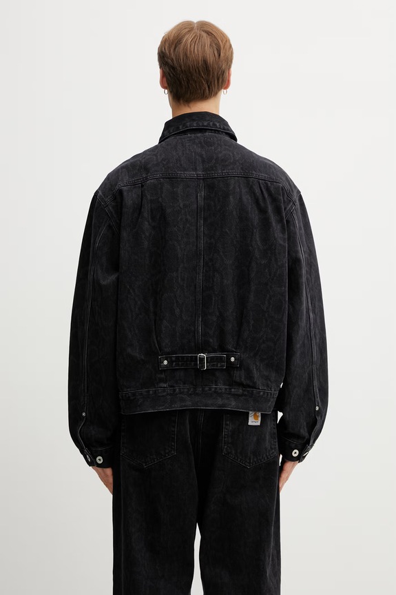 Clothing Carhartt WIP Belmar Jacket denim men's I036586.3R260 black